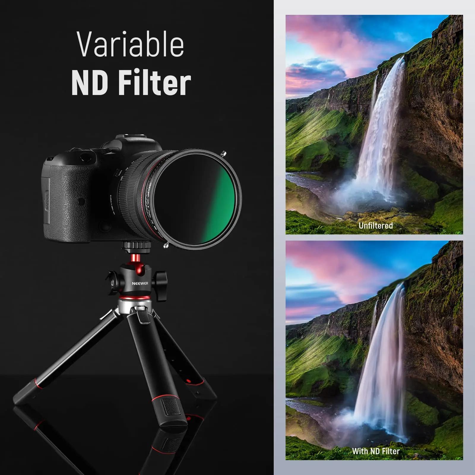 NEEWER kvaliteetne 77mm muutuva ND+CPL filtriga — vastupidav – pilt 6