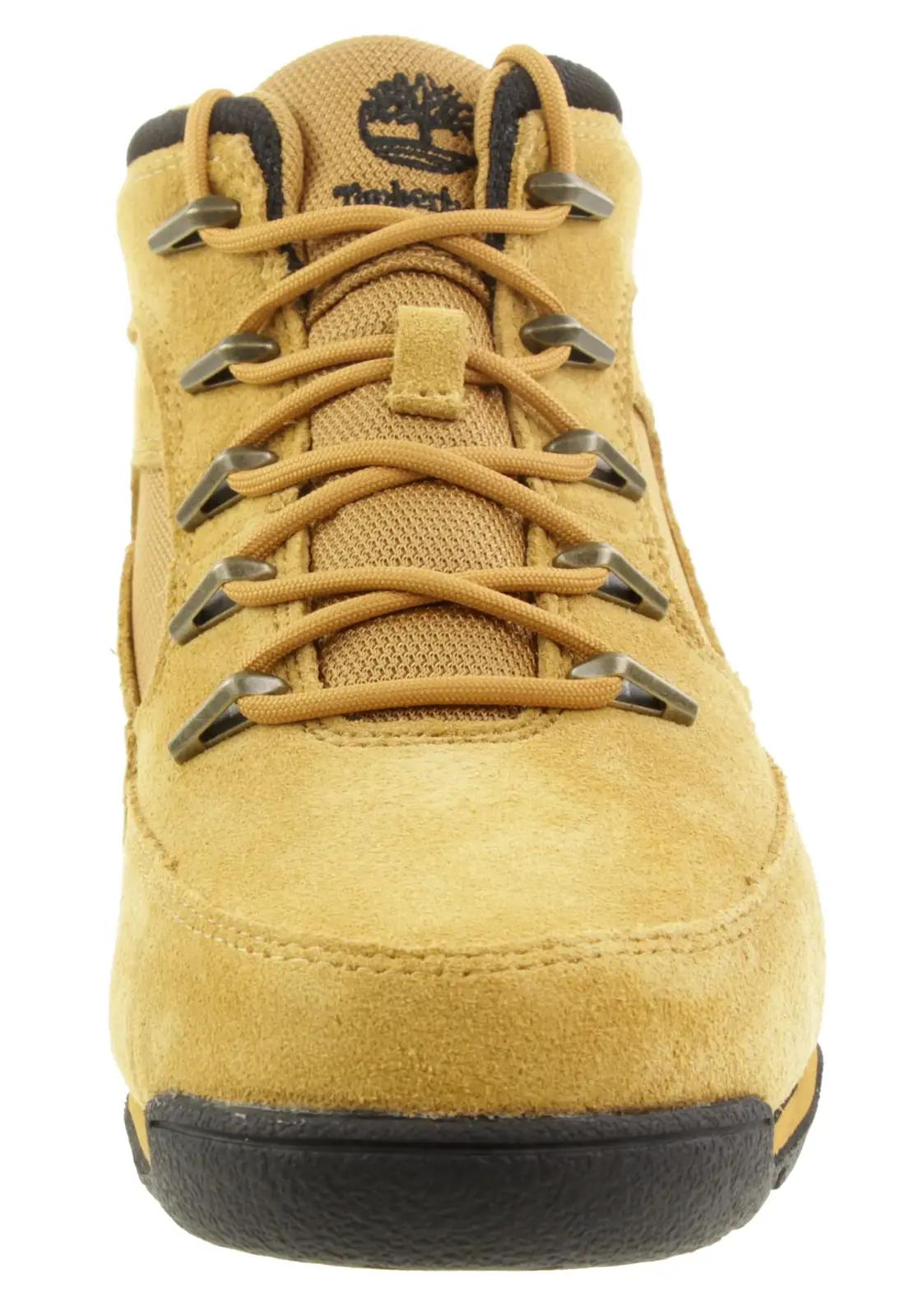 Timberland Wheat-nahast töökinnaste stiilis saapad — mugavus ja – detailne vaade