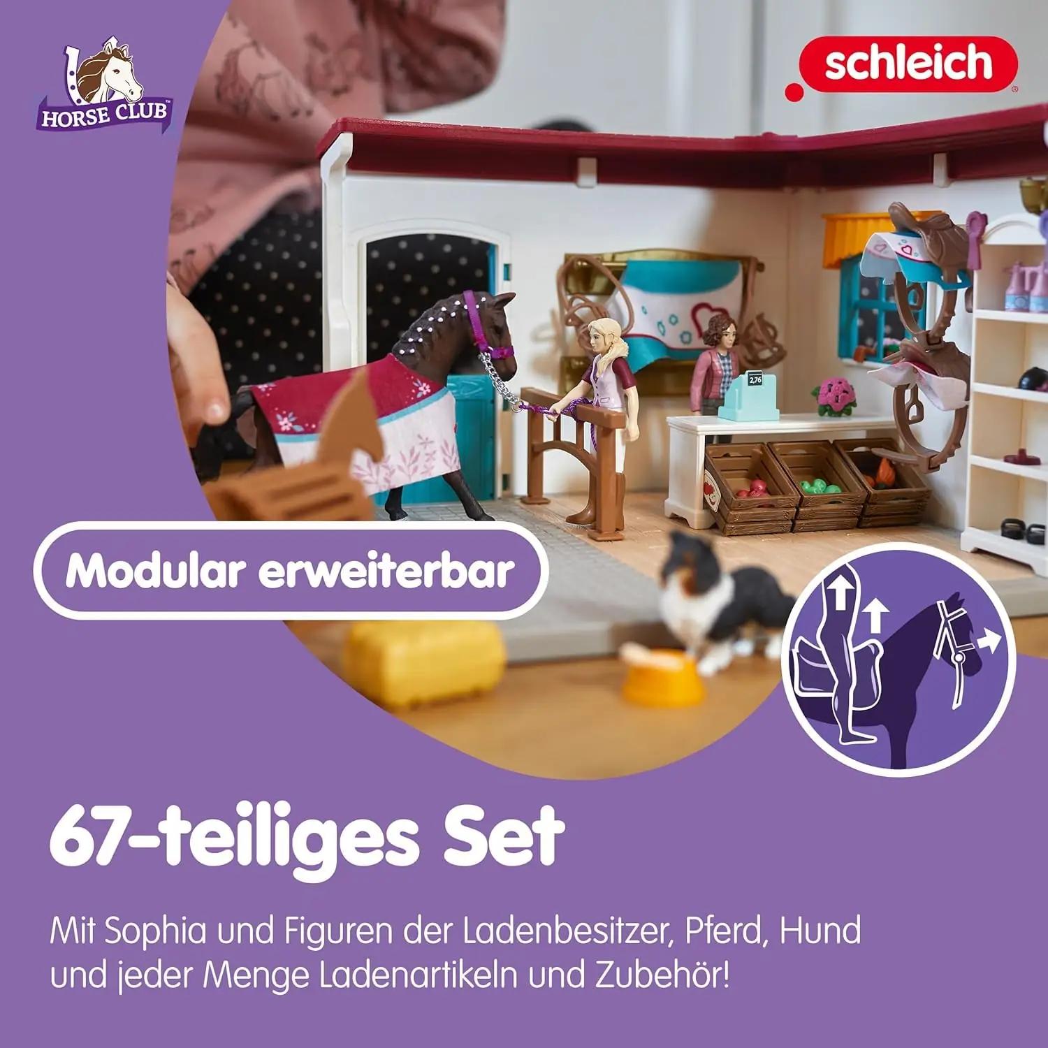 SCHLEICH mängukomplekt: modulaarne ratsapood ja talu (42568) – pilt 6