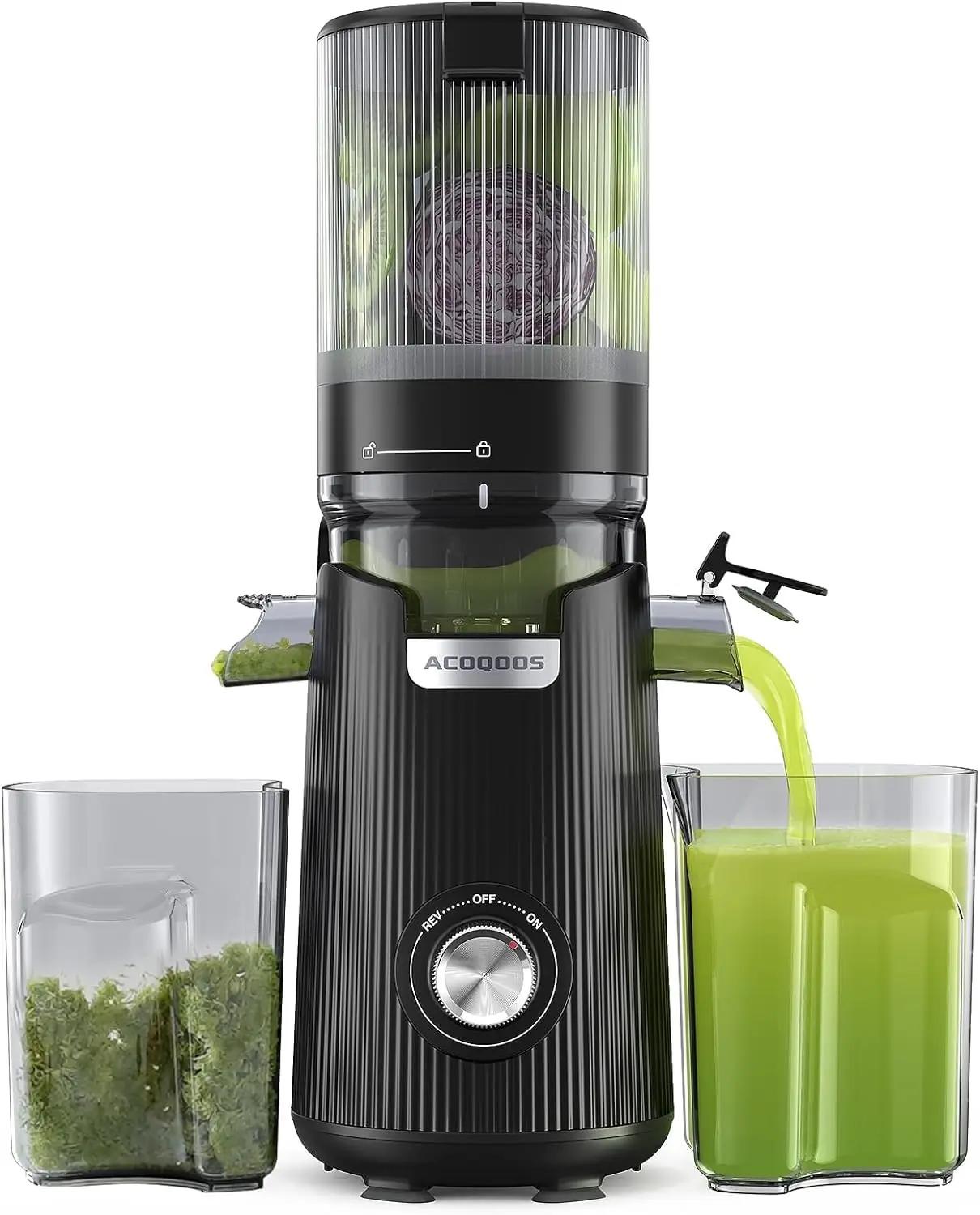 ACOQOOS must slow juicer tervete puu- ja köögiviljade jaoks