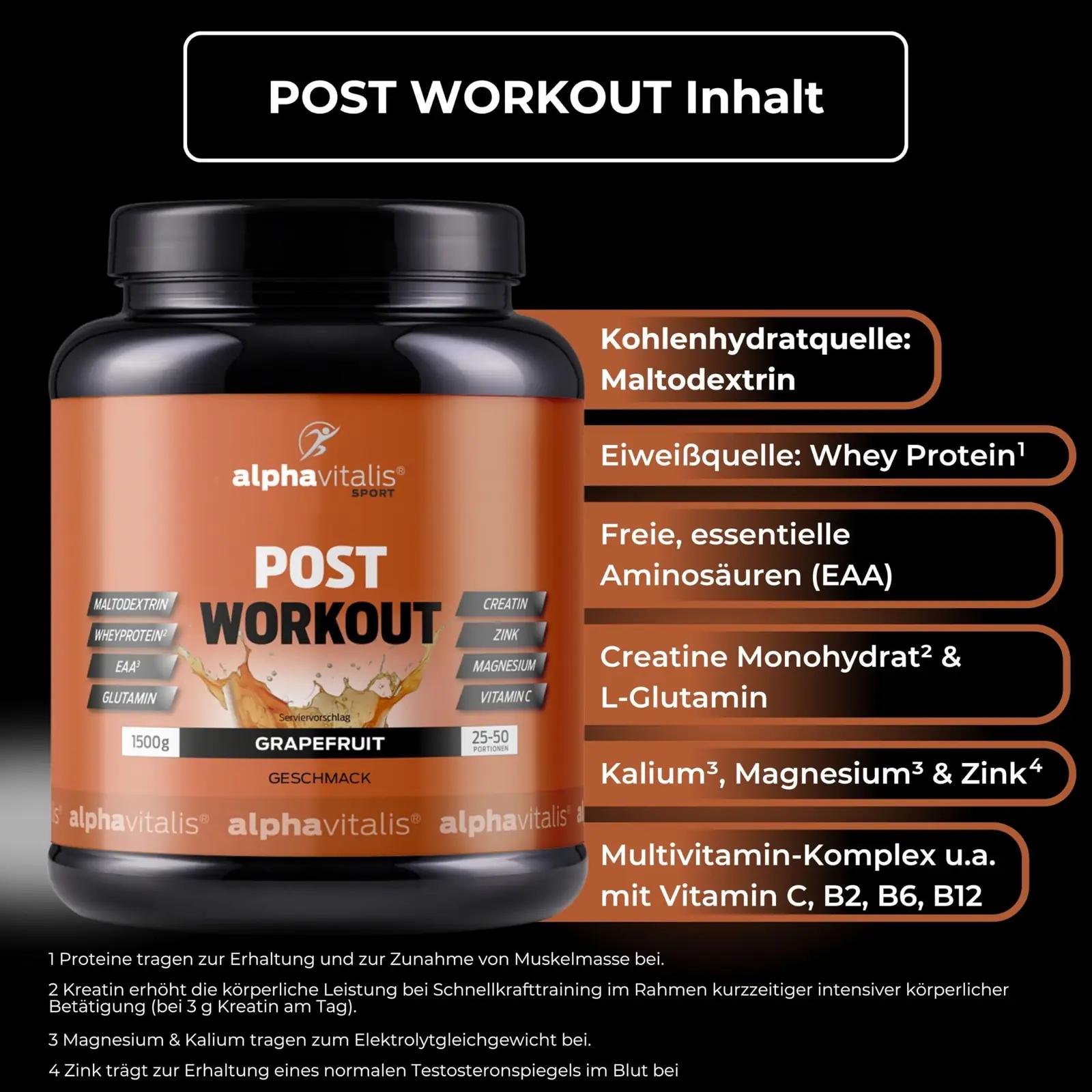 alphavitalis taastav post-workout shake 1500 g greip – lisavaade