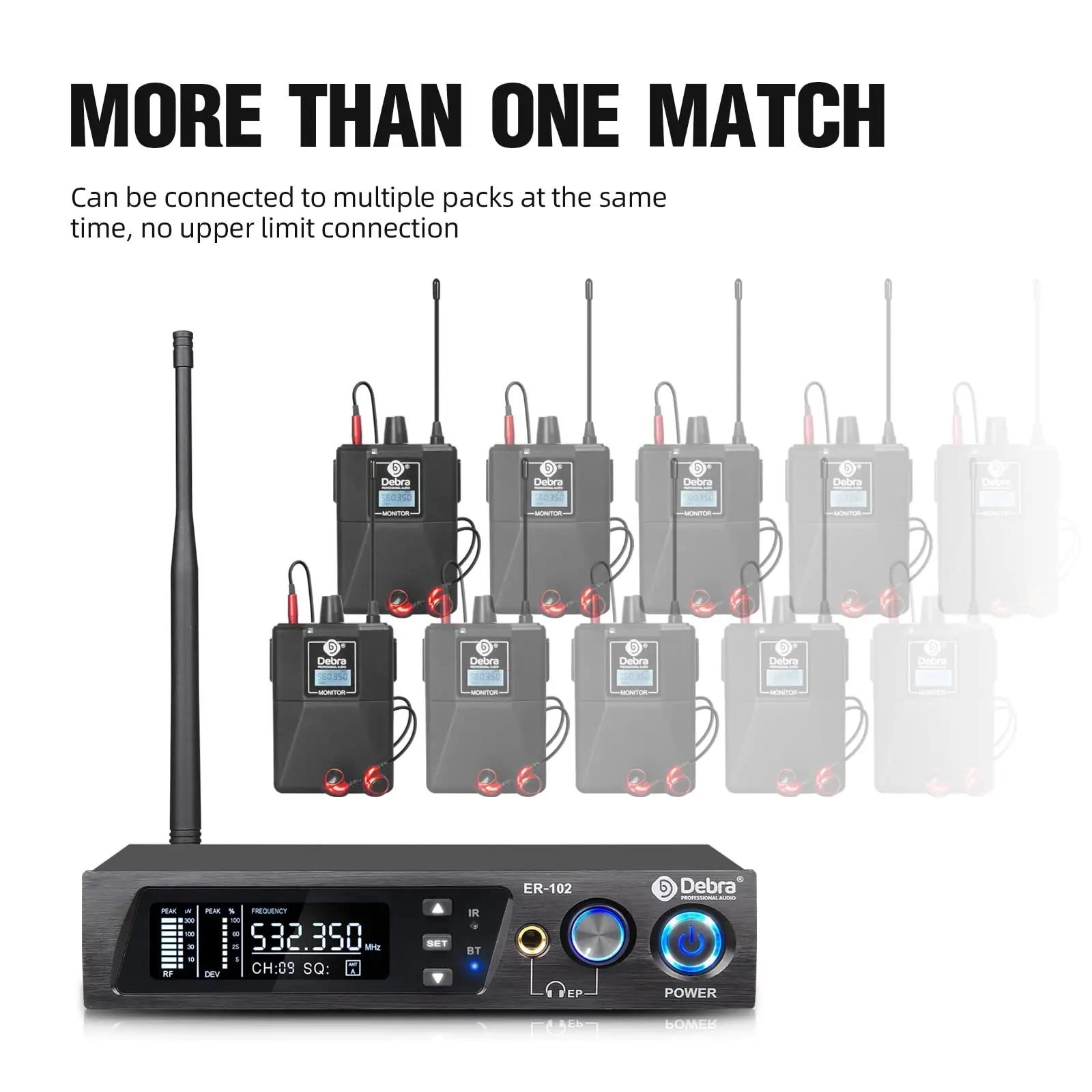 D Debra traadita in-ear monitor süsteem professionaalsele – pilt 6