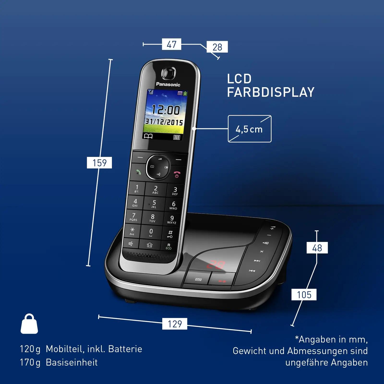 Panasonic vastupidav puuristtelefon metallkorpusega — selge heli – pilt 6