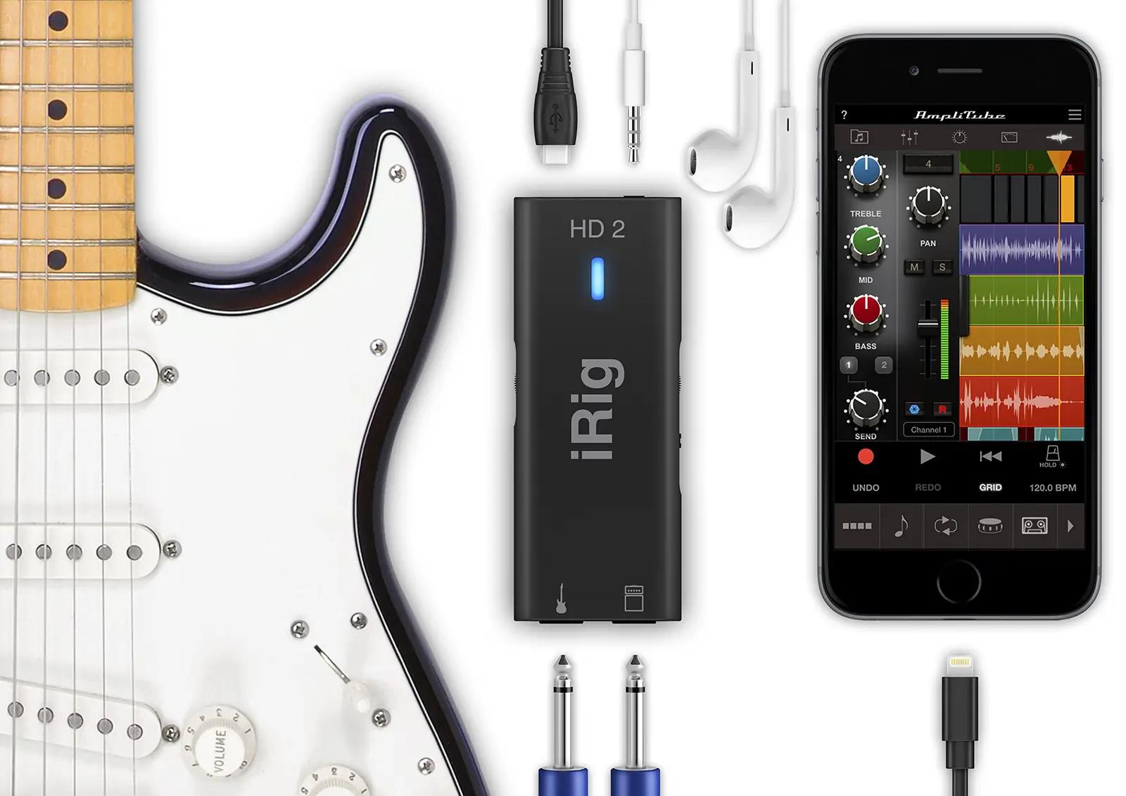 IK Multimedia iRig HD 2 muusikariistad ja dj-varustus – detailne lähivaade