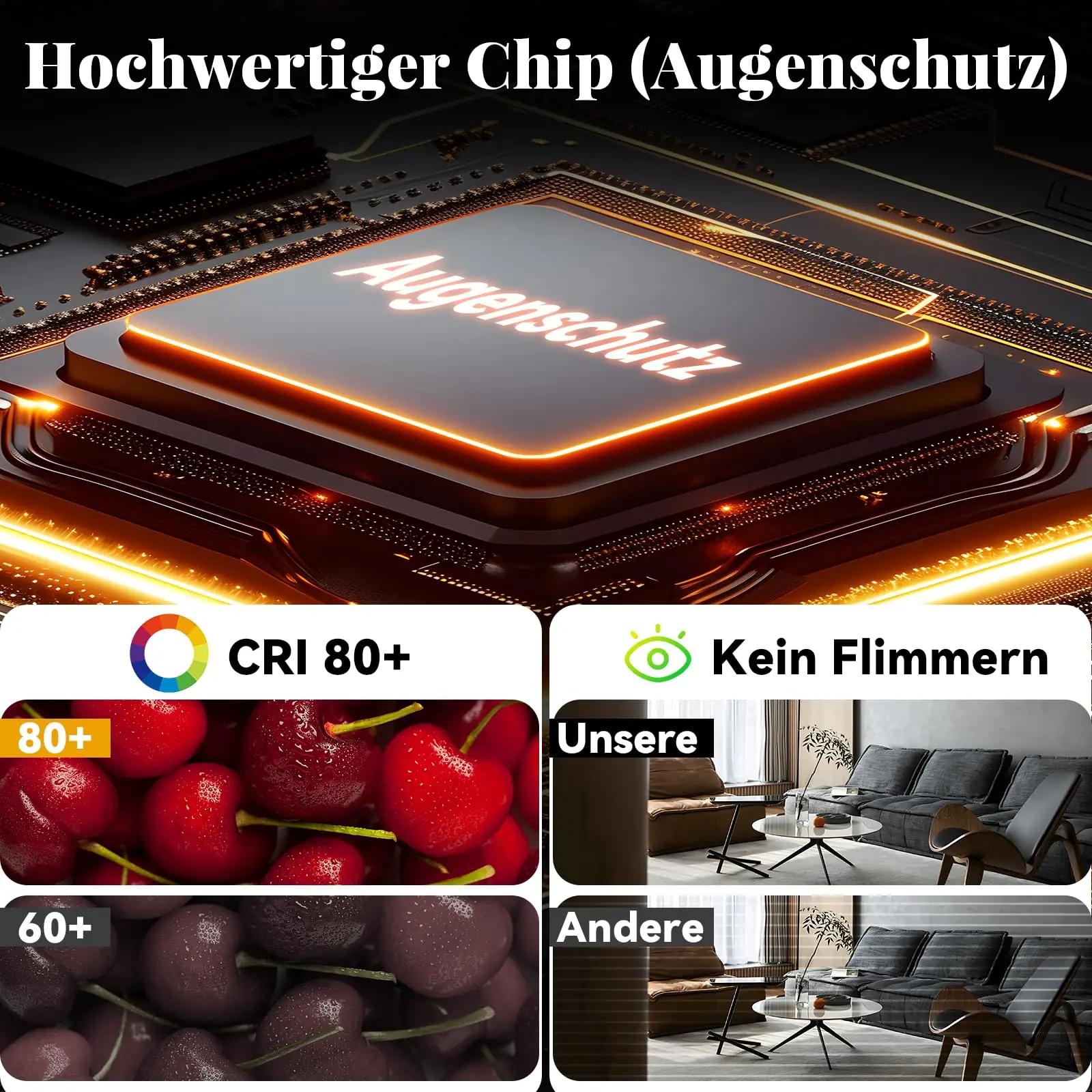 CBJKTX modernne must LED laelamp — dimmitav, kauakestev valgustus – pilt 7