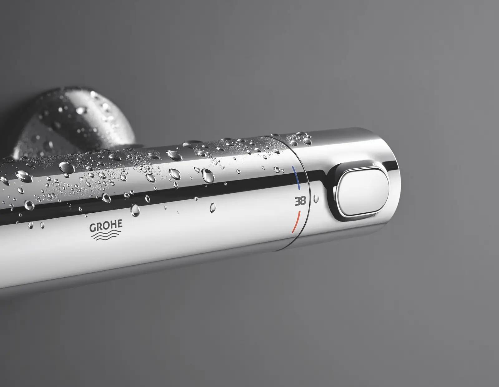 GROHE kroomitud vesisäästlik dušisegisti — täpne termostaat – pilt 7