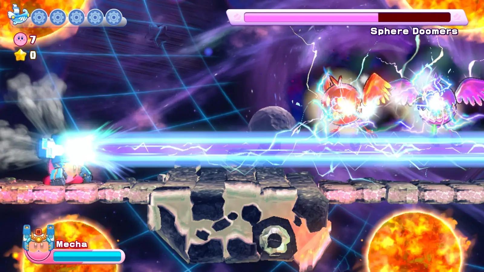 Nintendo mängukassett Kirby’s Return to Dream Land Deluxe – kasutusnäide