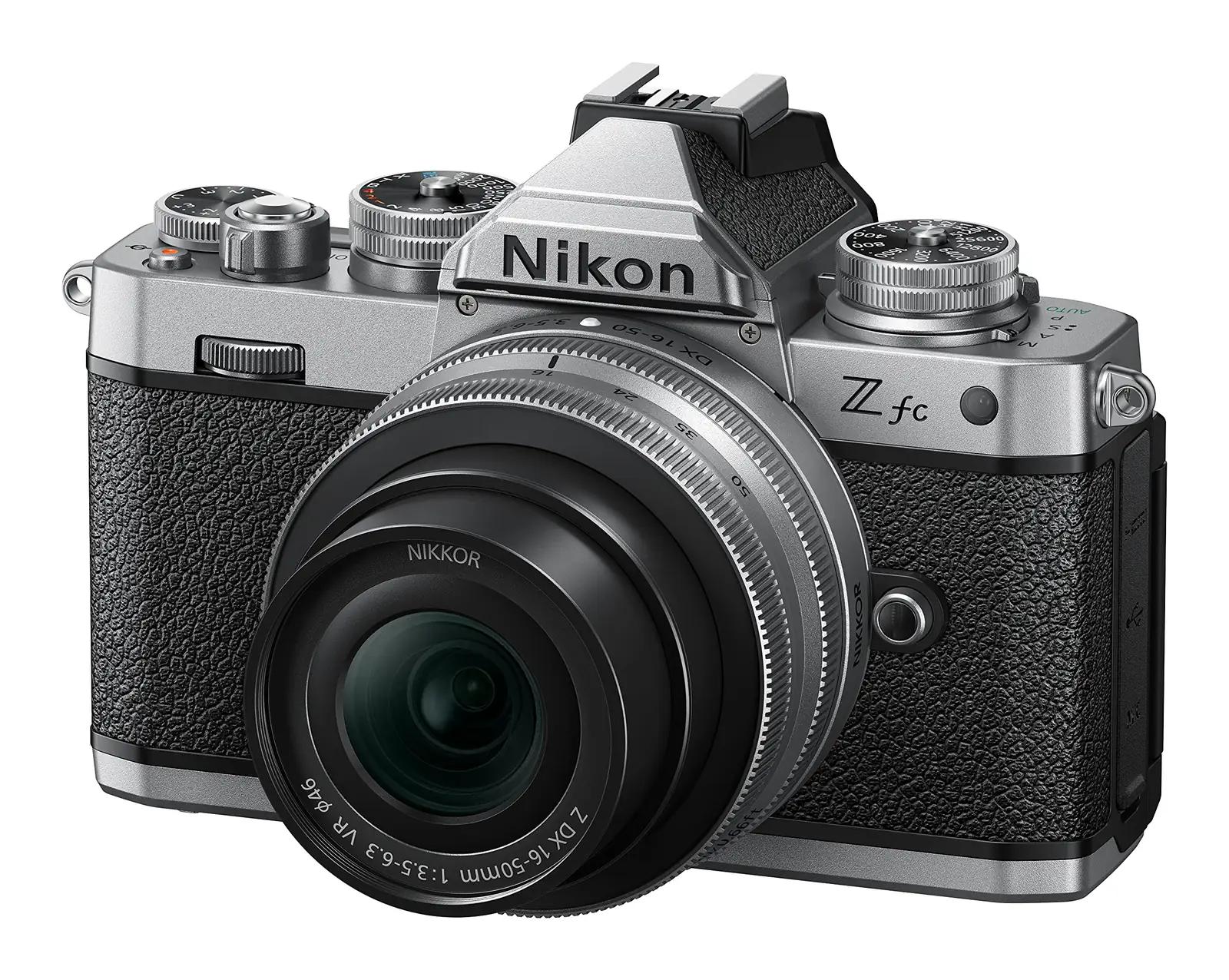 Nikon stiilne ja kerge hübriidkaamera – Z fc Silver Edition