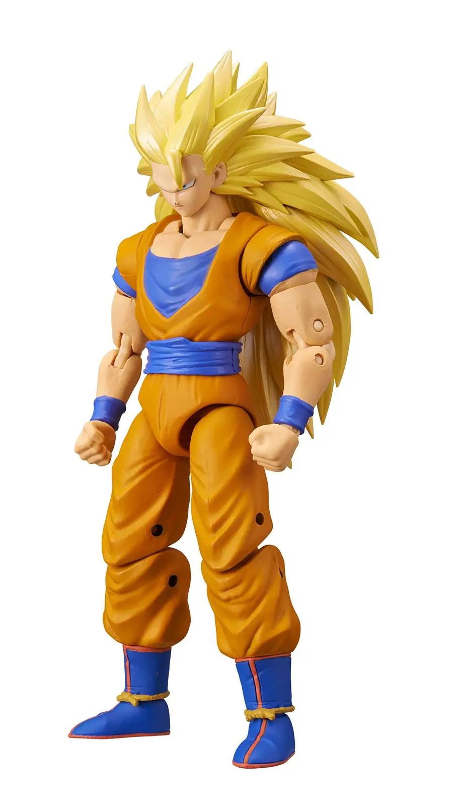 BANDAI detaljne plastikfiguur — Super Saiyan 3 Goku 17 cm – kasutusnäide