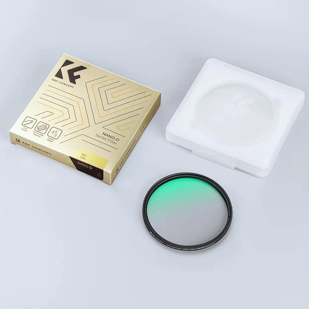 K&F CONCEPT kvaliteetne 67mm polariseeriv filter värvikülluse – pilt 8