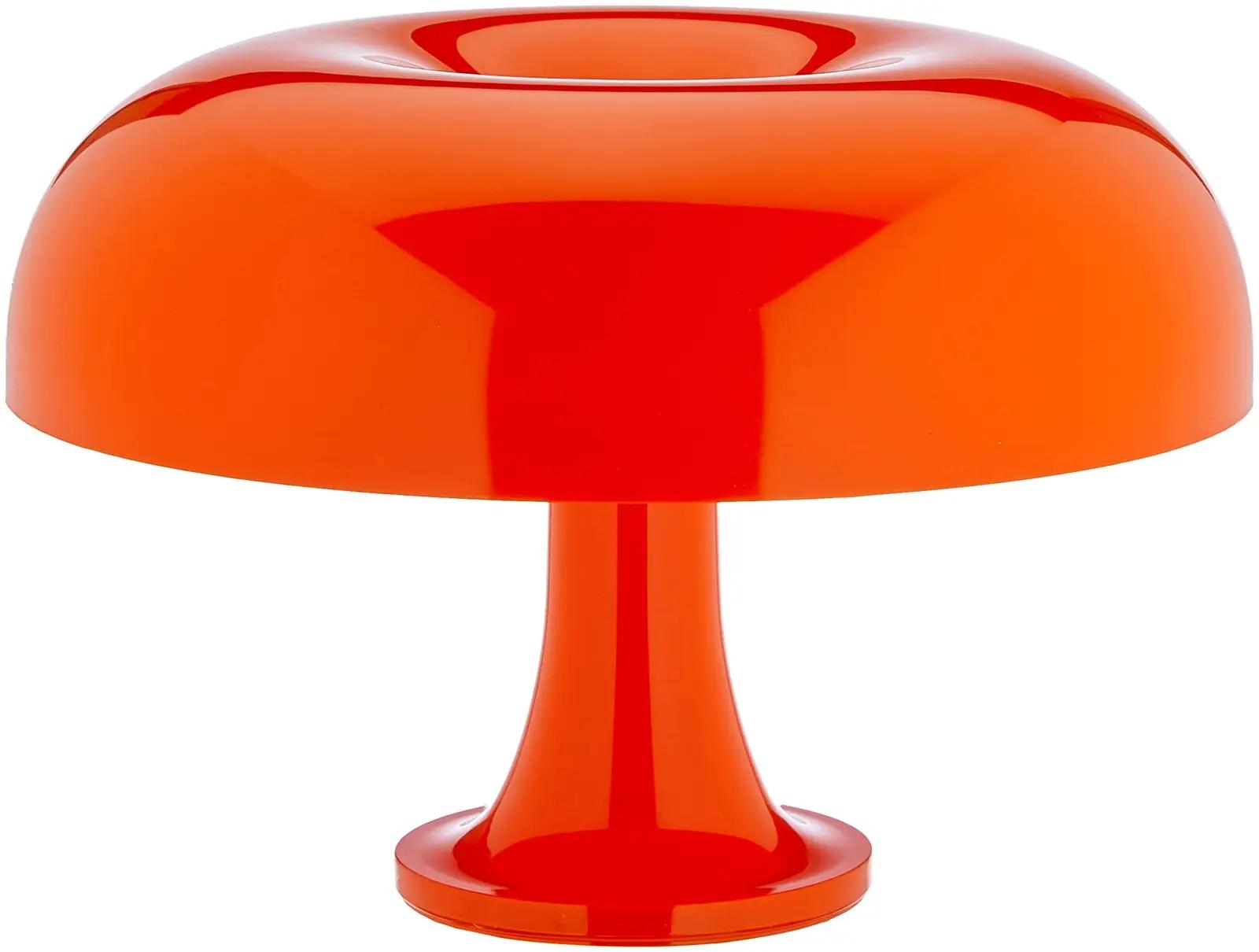 Artemide oranž polükarbonaatlaelamp – retro ja pehme valgus