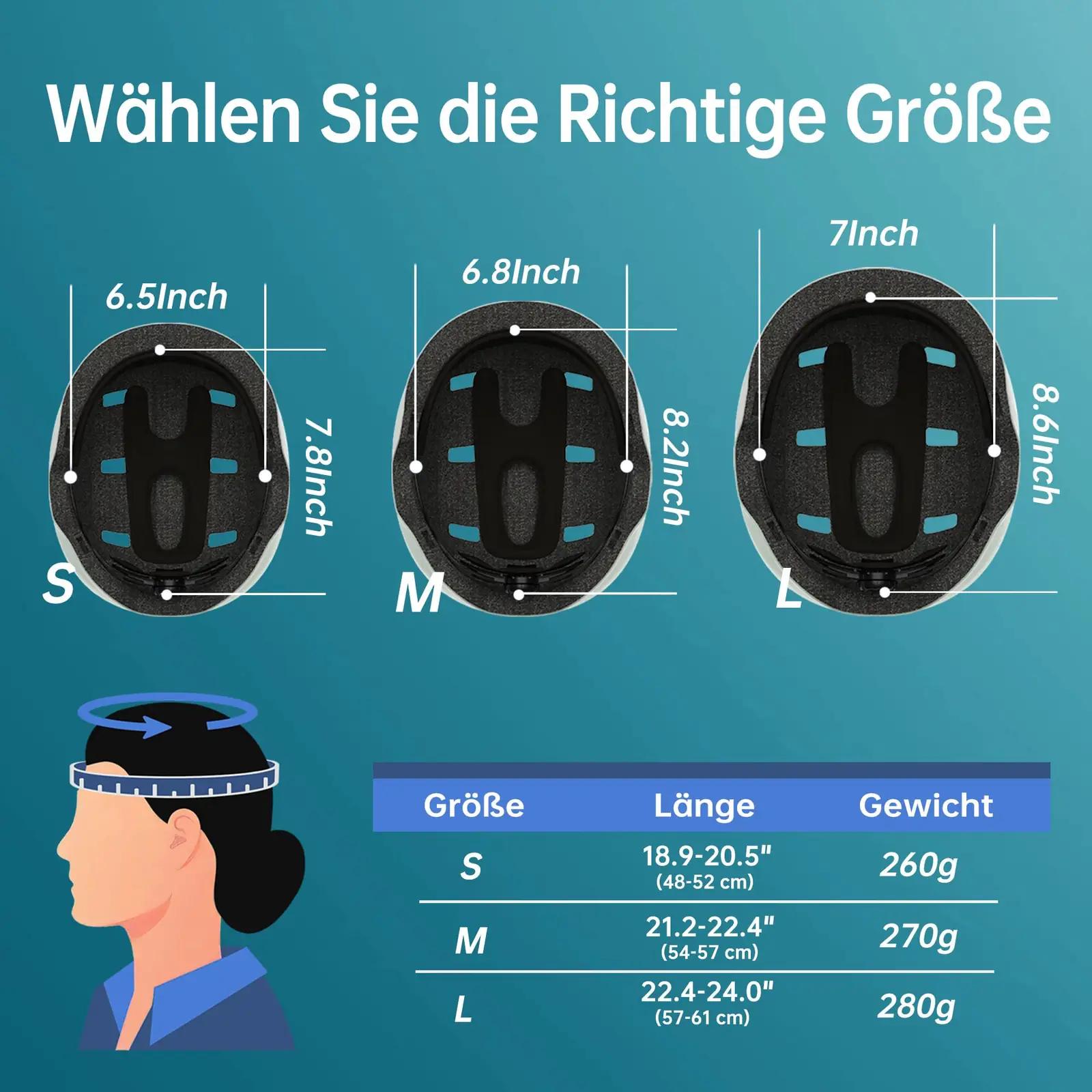GLAMVILLA kerge skater-kiiver — vastupidav PC-materjal – lisavaade