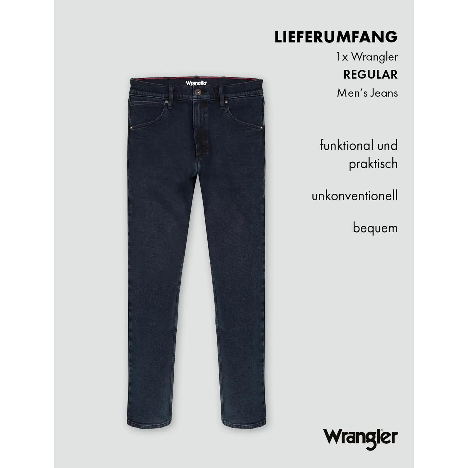 Wrangler nailonvaba meeste teksapüksid — mugav Regular Fit – pilt 7