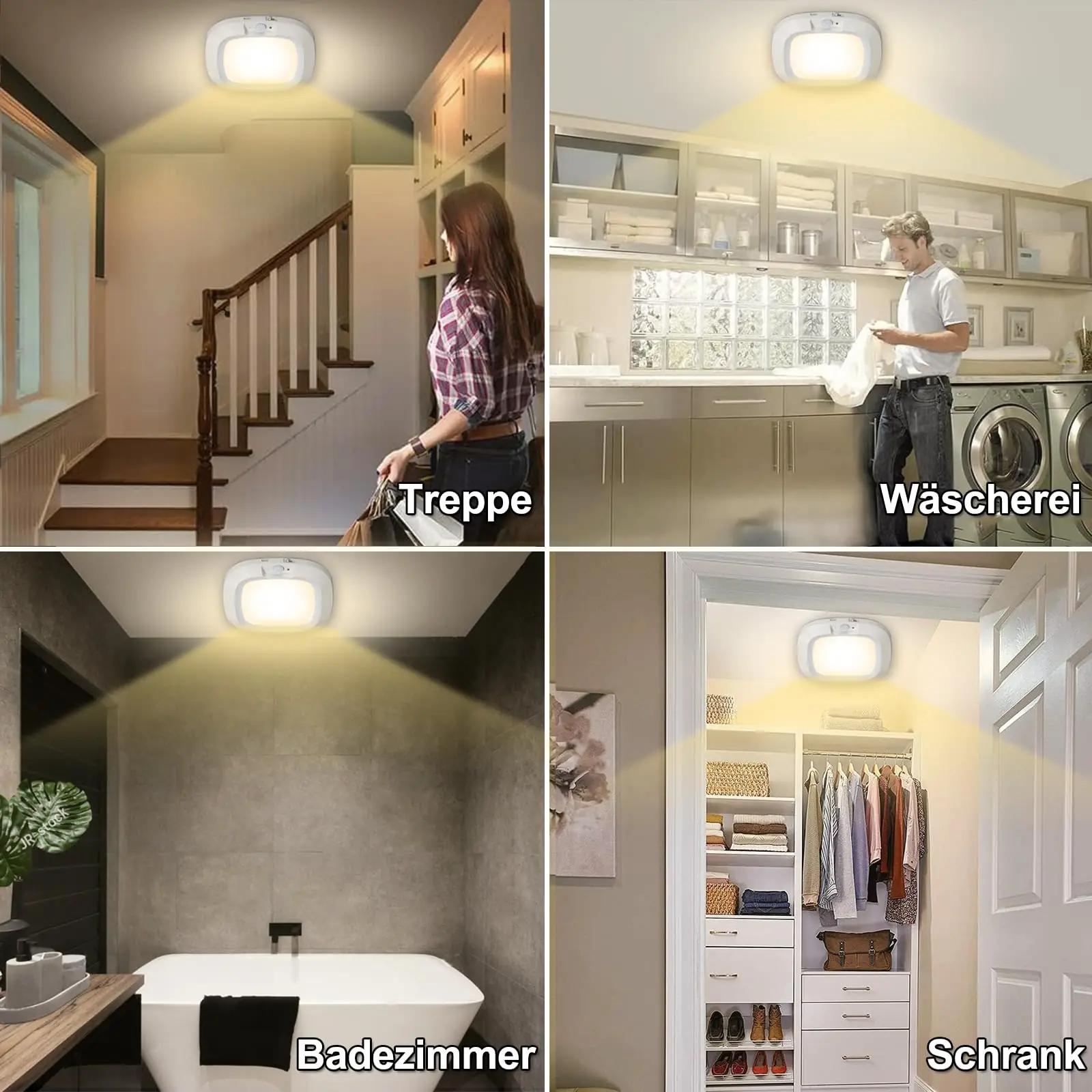 Bemexred LED laelamp liikuvanduriga — soe lisavalgus 2tk – pilt 7