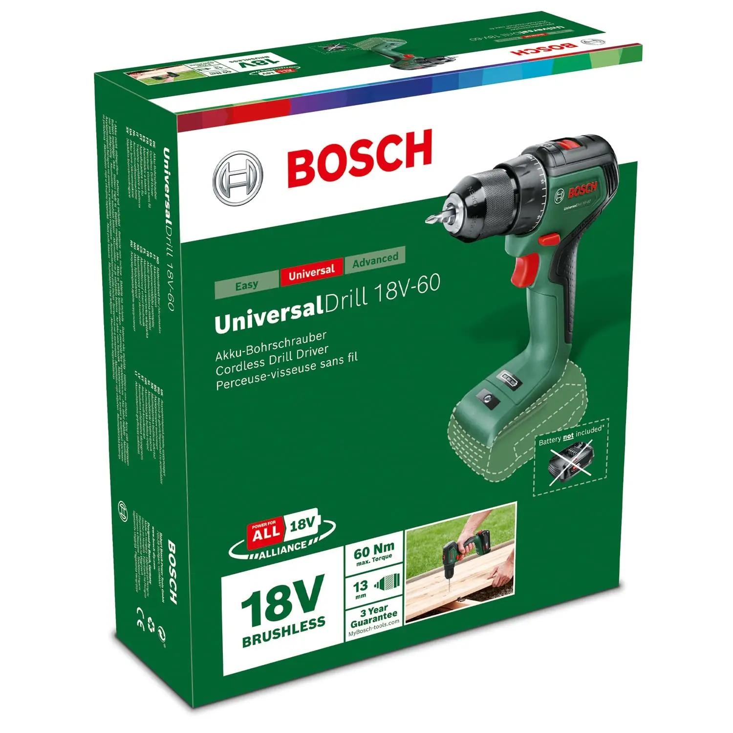 Bosch vastupidav puurvasar — kompaktne 18 V UniversalDrill – pilt 8