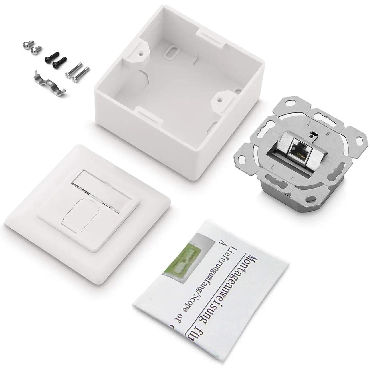 deleyCON CAT6a seinakarp – viieühendusega Ethernetlahendus – pilt 6