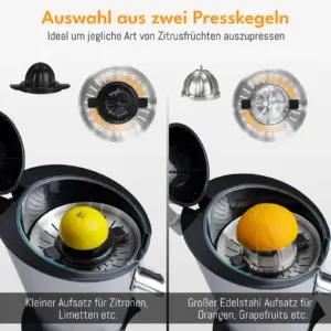 LEBENLANG LBC388 tsitrusepressid – detailne lähivaade