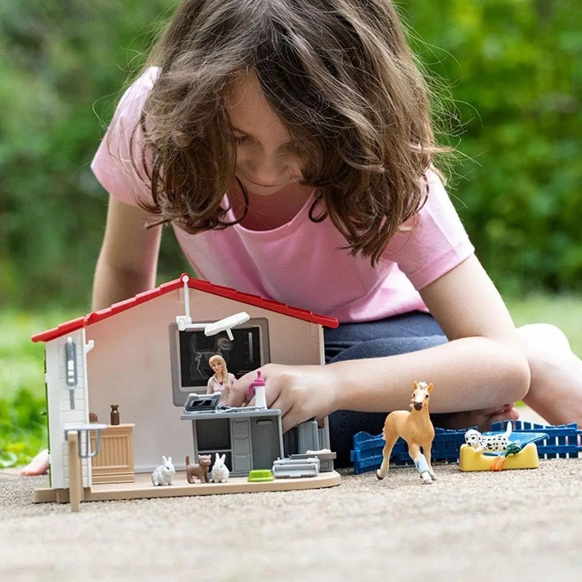 SCHLEICH mängukomplekt loomaarstipraksis – hariv kingitus lastele – pilt 7