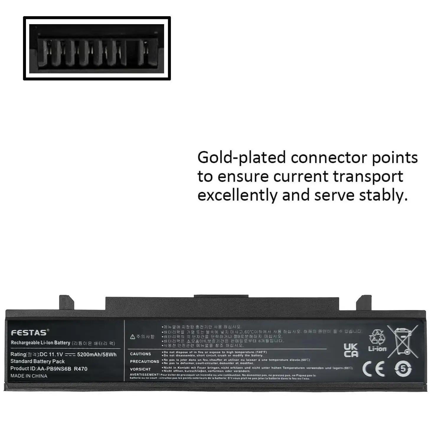 FESTAS vastupidav sülearvutiaku 11.1V 5200mAh – asendus – pilt 6