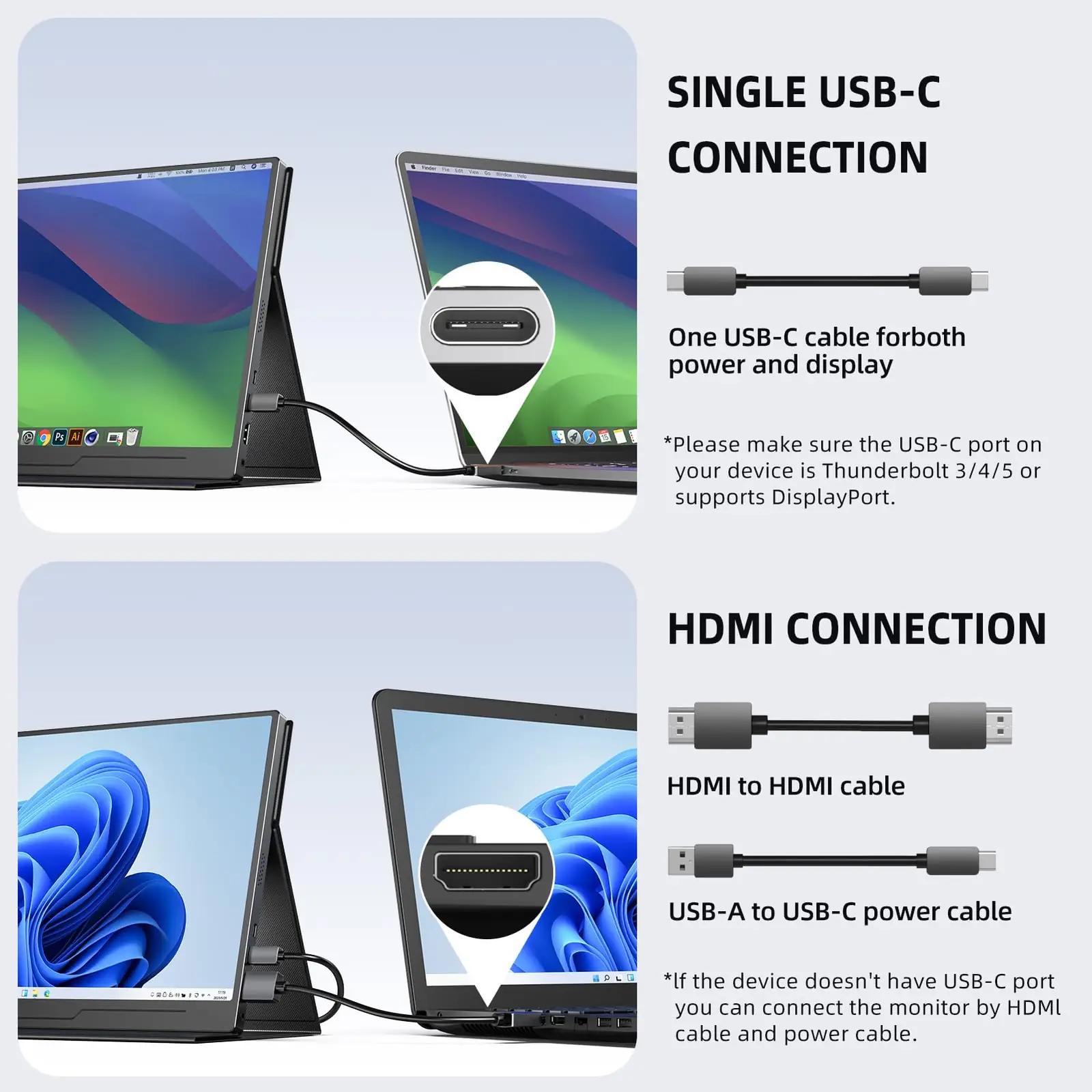 UPERFECT 15,6″ kaasaskantav Full HD IPS-ekraan – nutikas lisakuva – pilt 8