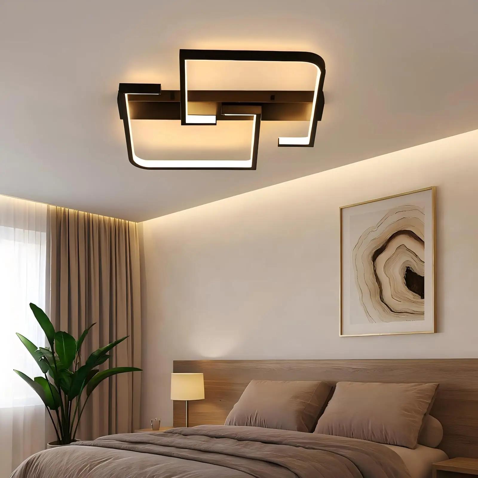 CBJKTX modernne must LED laelamp — dimmitav, kauakestev valgustus – pilt 8