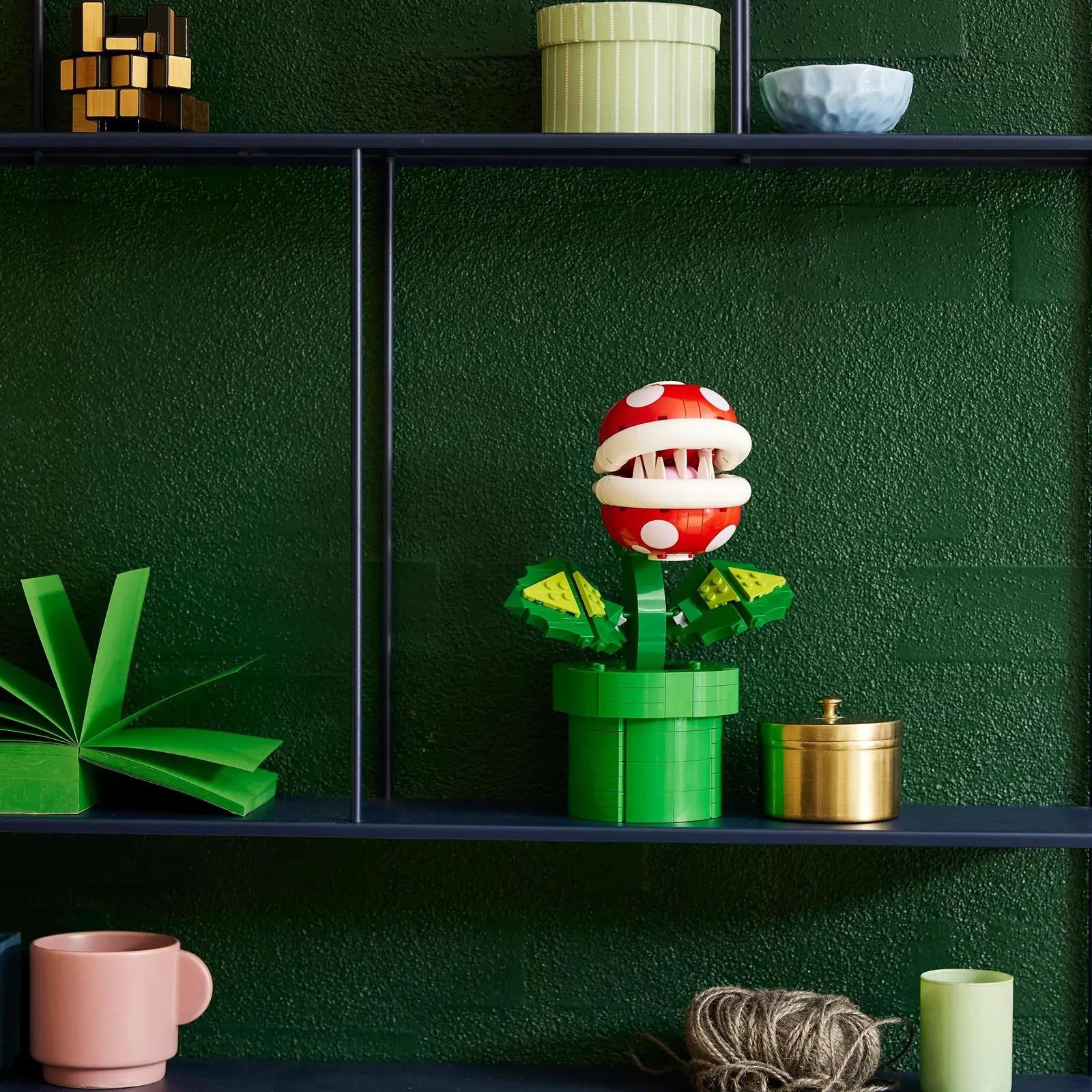 LEGO Super Mario Piranha-Pflanze — funktsionaalne dekoratsioon – pakend ja tarvikud