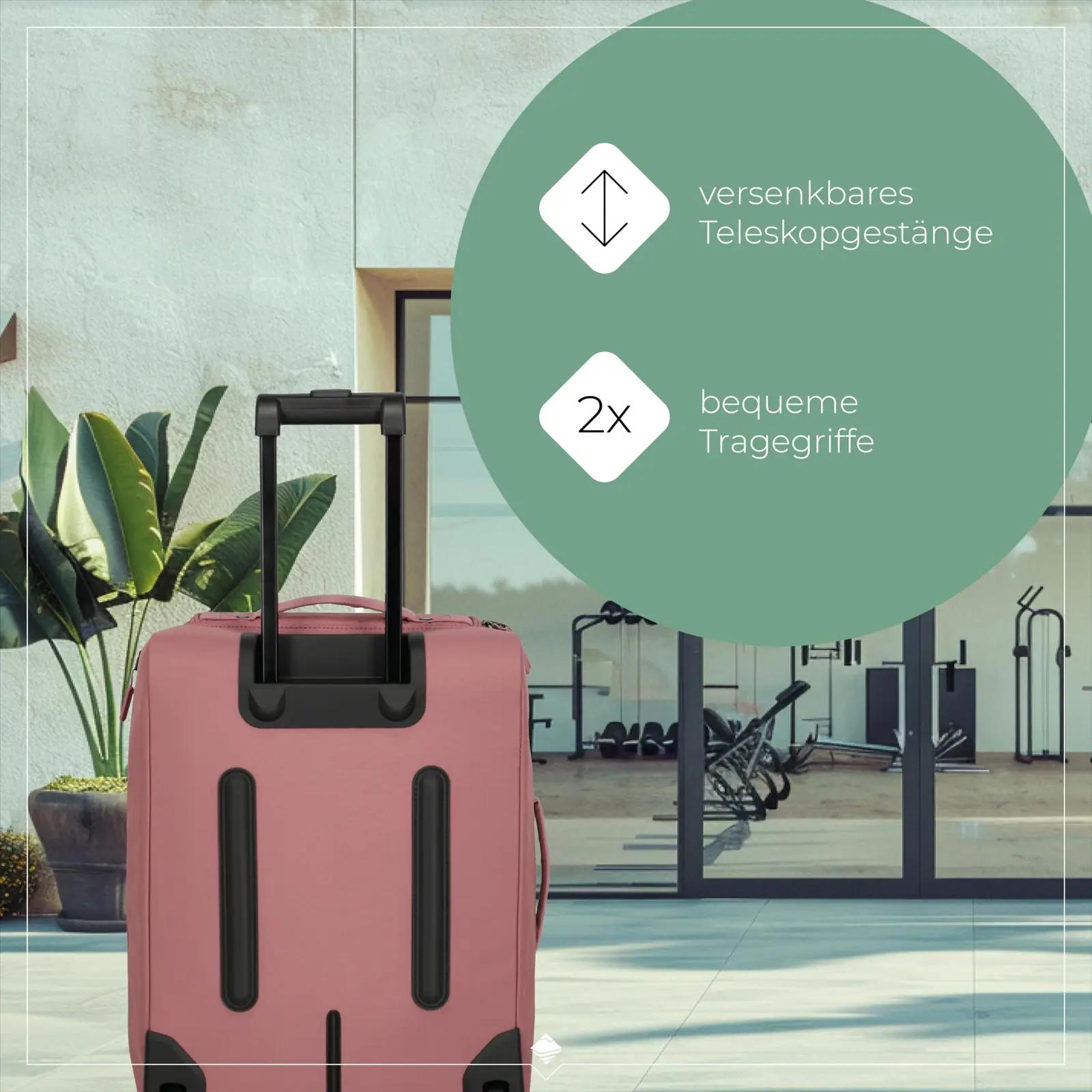 Travelite roosa trolley-reisikott 55 cm – kerge ja praktiline – lisavaade
