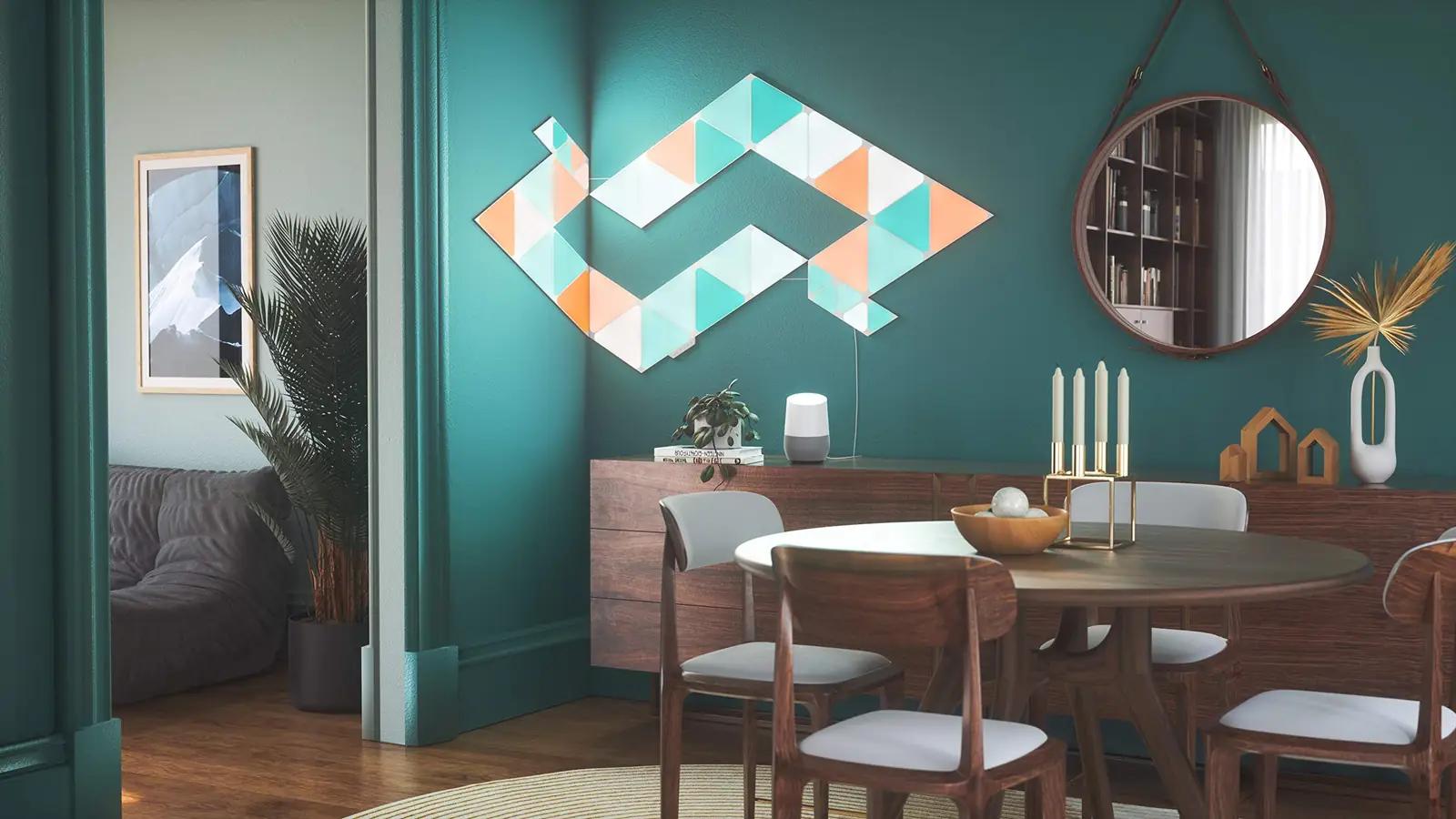 Nanoleaf LED kolmnurkpaneelid 15-osaline starter – pakend ja tarvikud