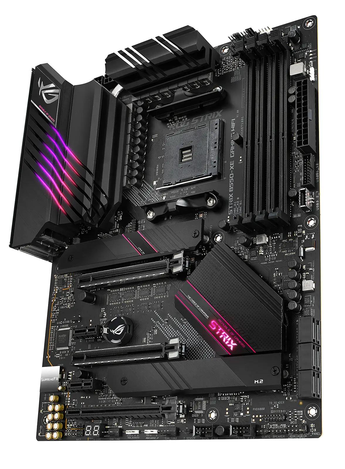 ASUS ROG Strix B550-XE Gaming emaplaat — tugev ja laienenud – kasutusnäide
