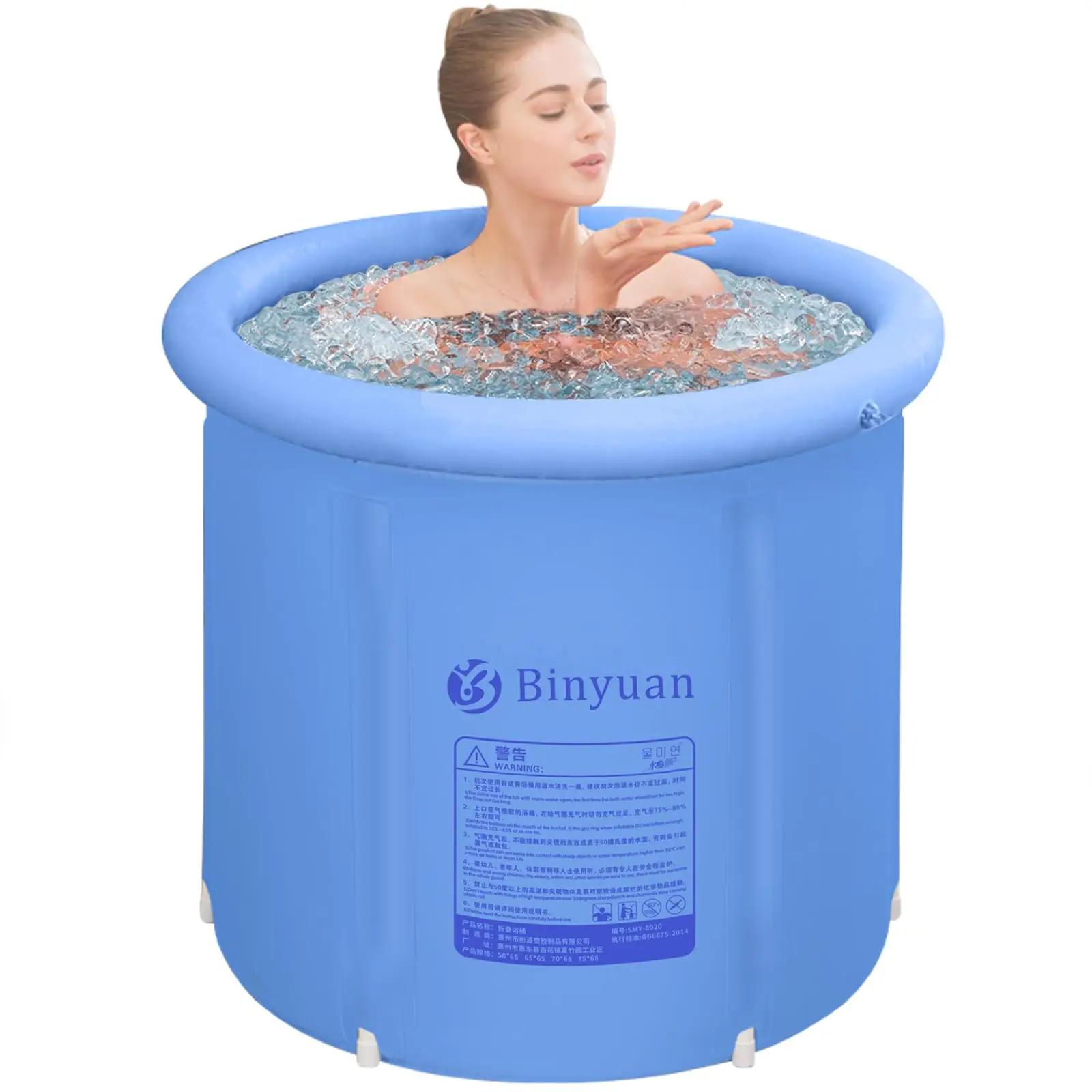 B&Y kokkupandav PVC jäävann 75×75 cm – sportlastele ideaalne