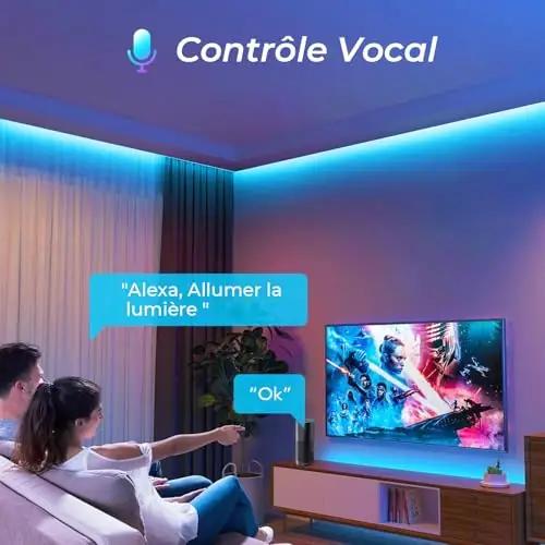 SUBOSI nutikas 10 m COB RGB LED riba – reguleeritav valgus – pilt 10