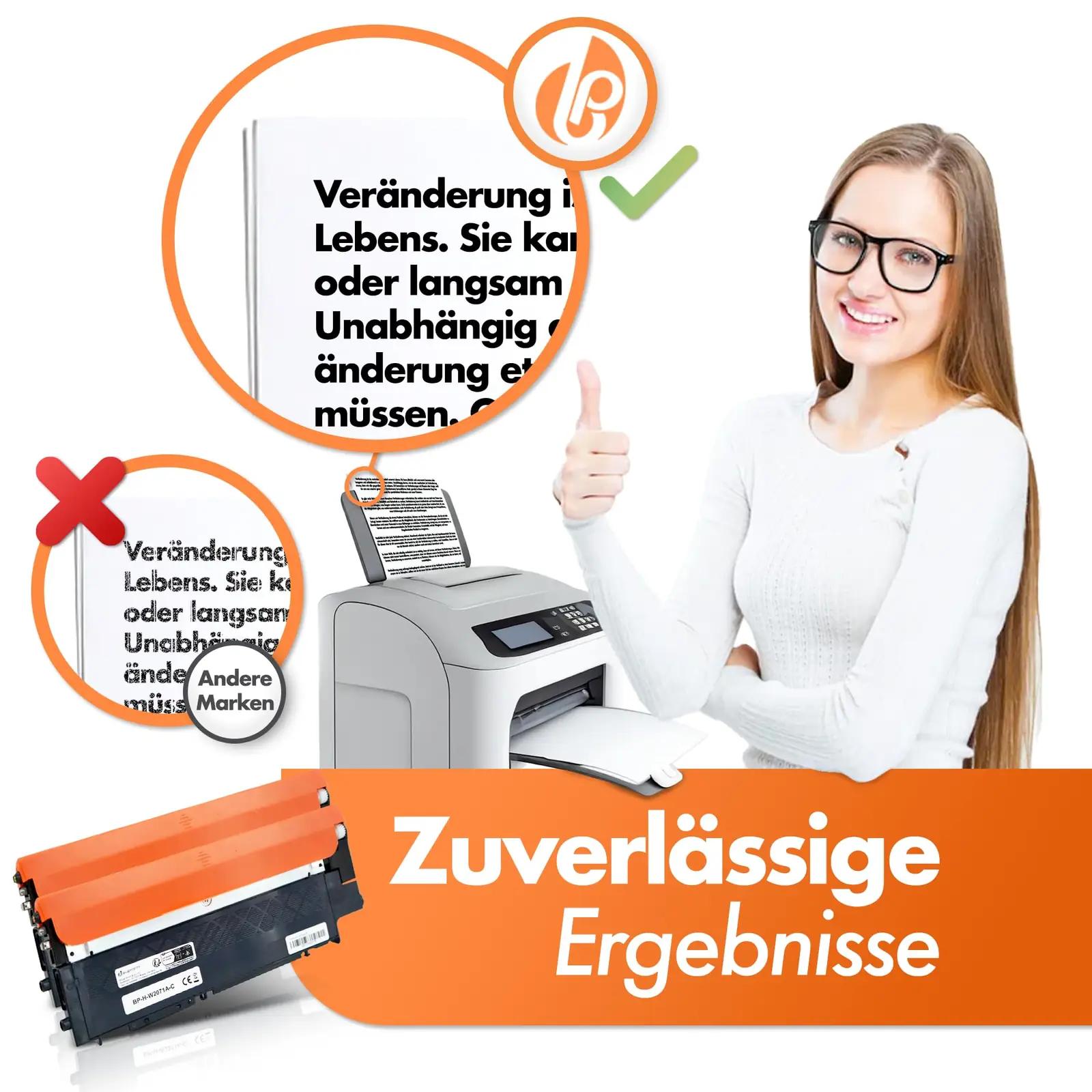 Bubprint värvikassettide komplekt – toonerid – kasutusnäide