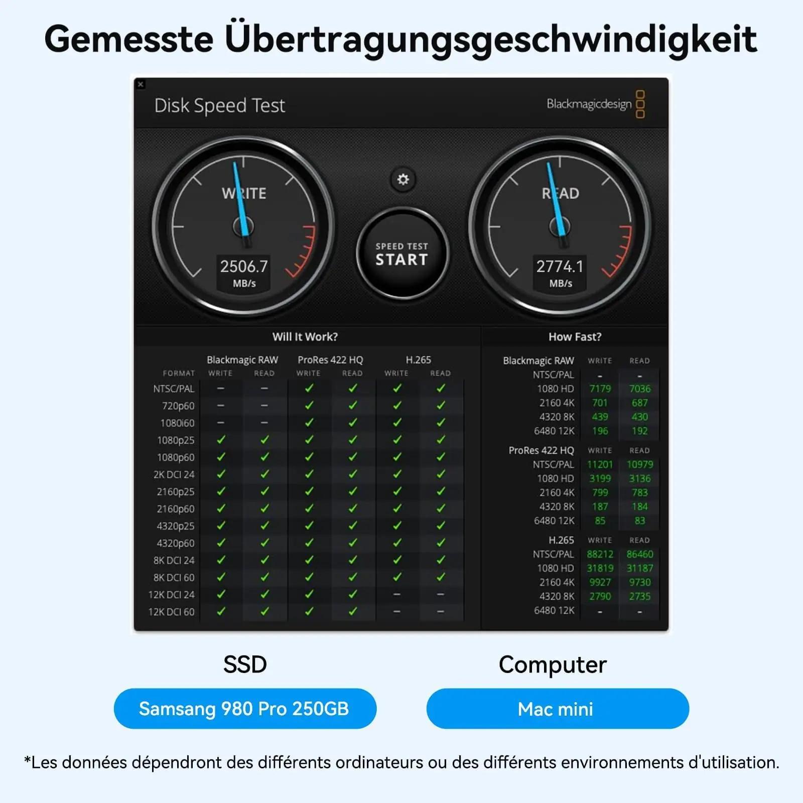 Acasis TBU405PROM1 korpused – detailne lähivaade
