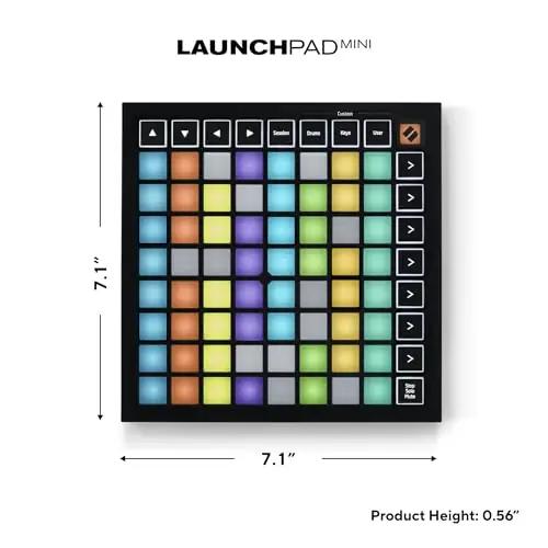 Novation võimas ja kompaktne Launchpad Mini MK3 muusikaks ja – detailne vaade