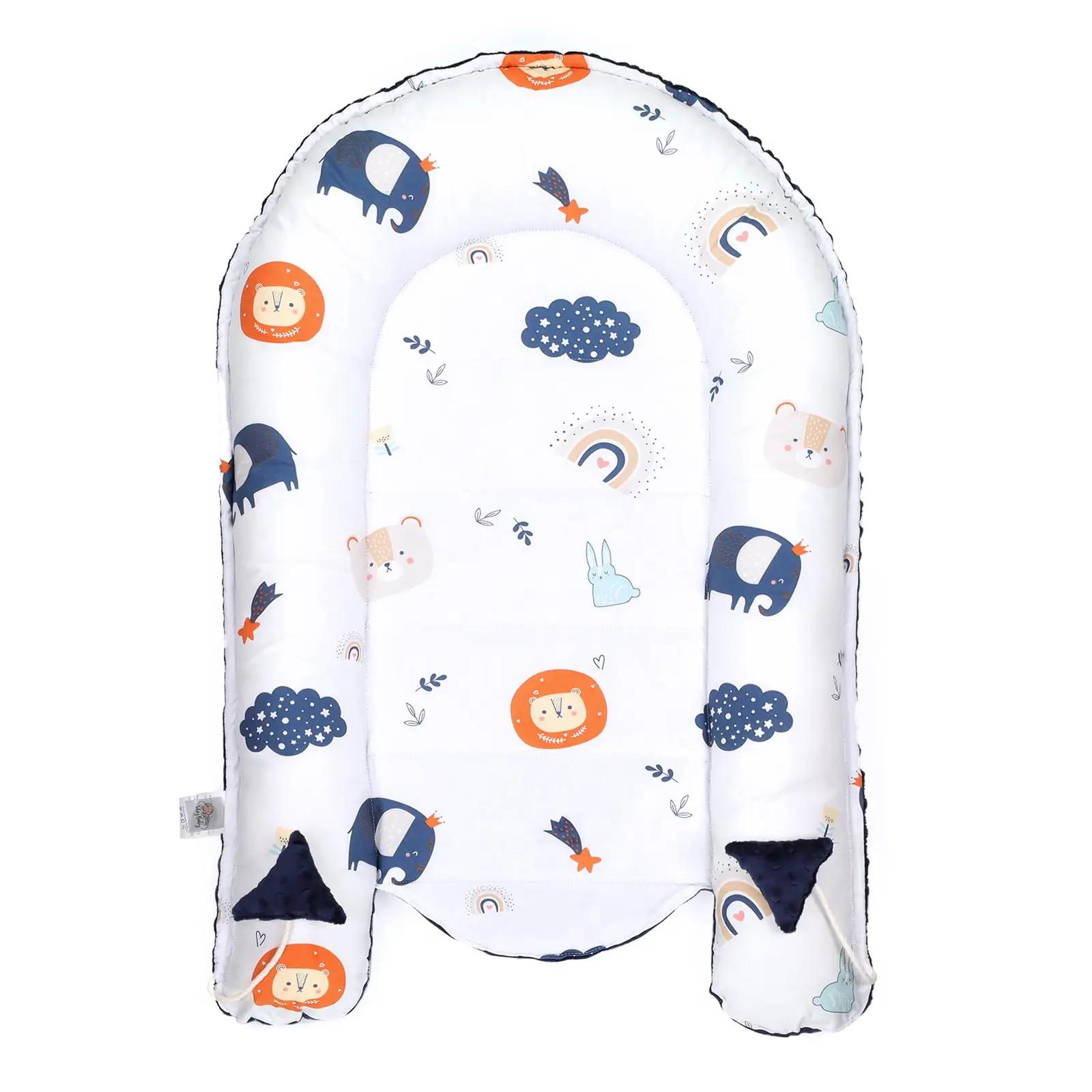 Totsy Baby pehme minky babynest – soe magamiskorv 50×90 – detailne vaade