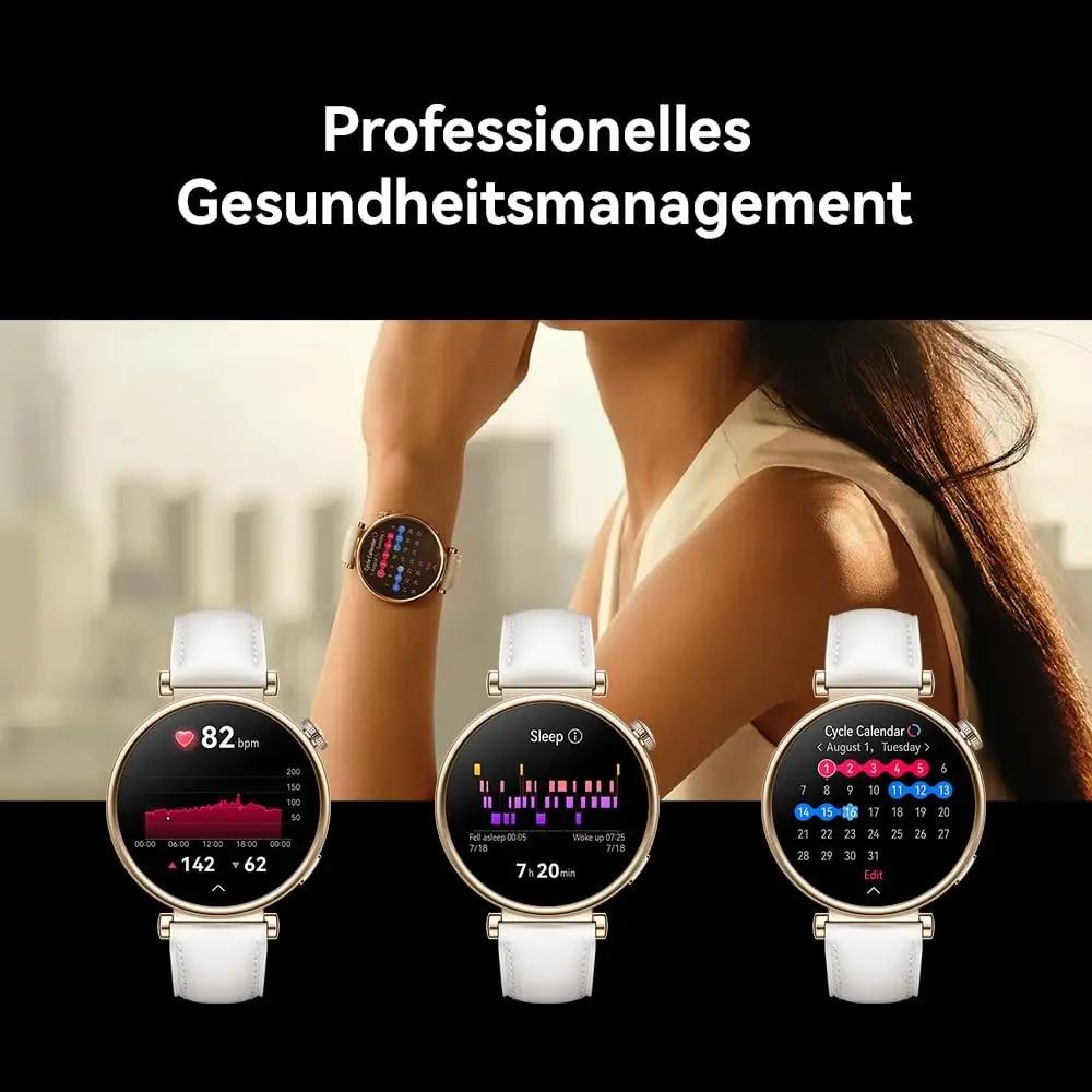 HUAWEI nahast rihmaga nutikell — stiilne 46 mm, pikk aku – pilt 6