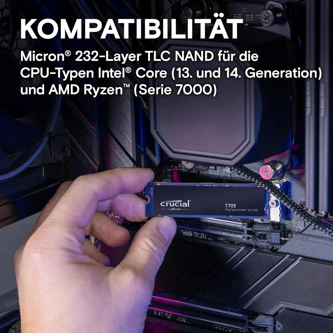 Crucial kiire 2TB T705 SSD — mängude ja salvestuse kiirendus – pilt 6