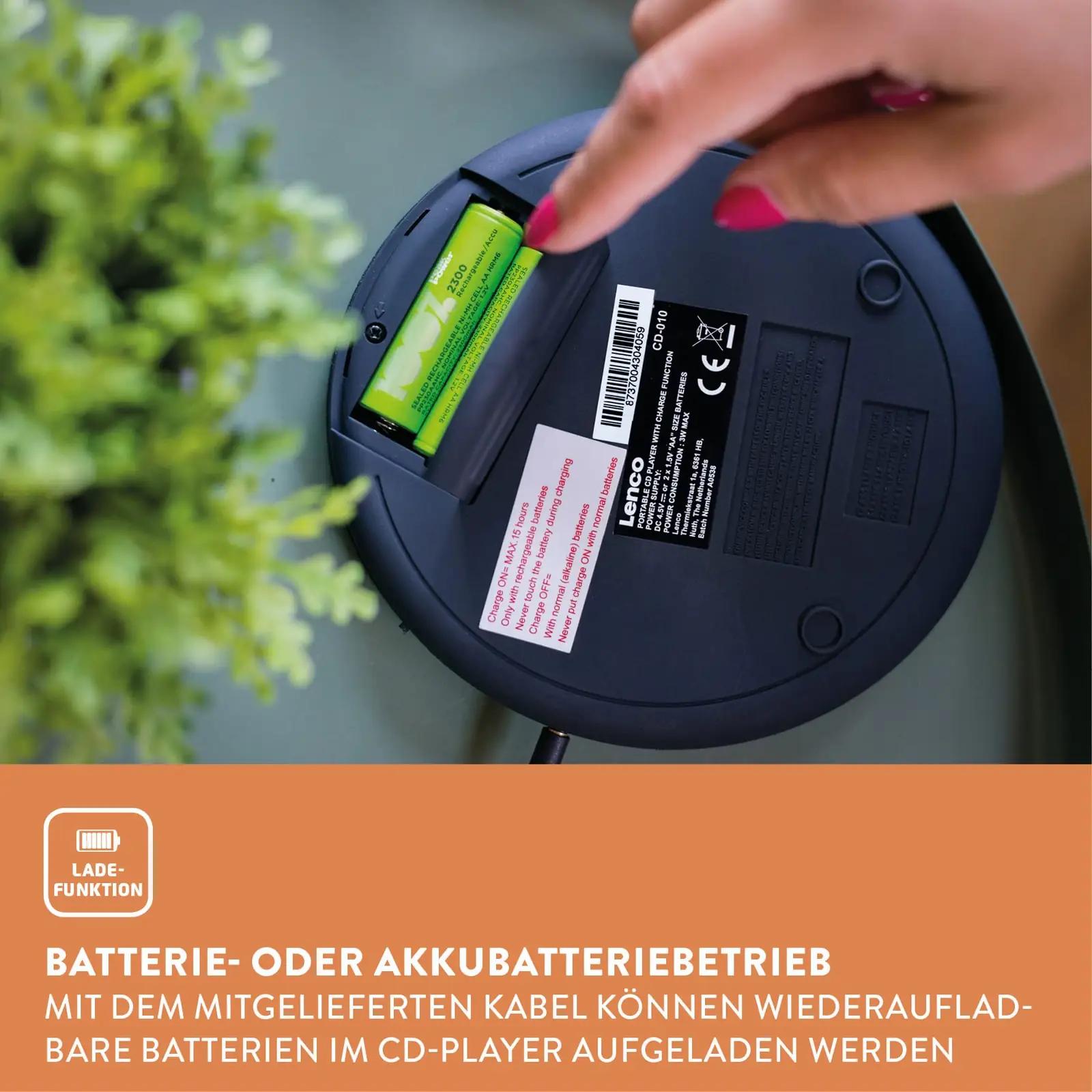 Lenco käepärane CD-pleier – elektroonika – kasutusnäide