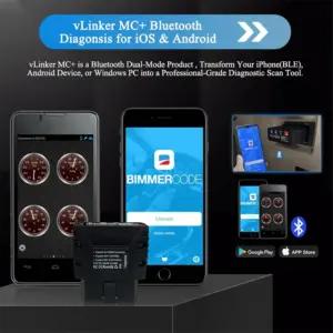 vLinker vLinker MC+ BT3.0/BLE4.0 obd-ii diagnostikaseadmed – detailne lähivaade