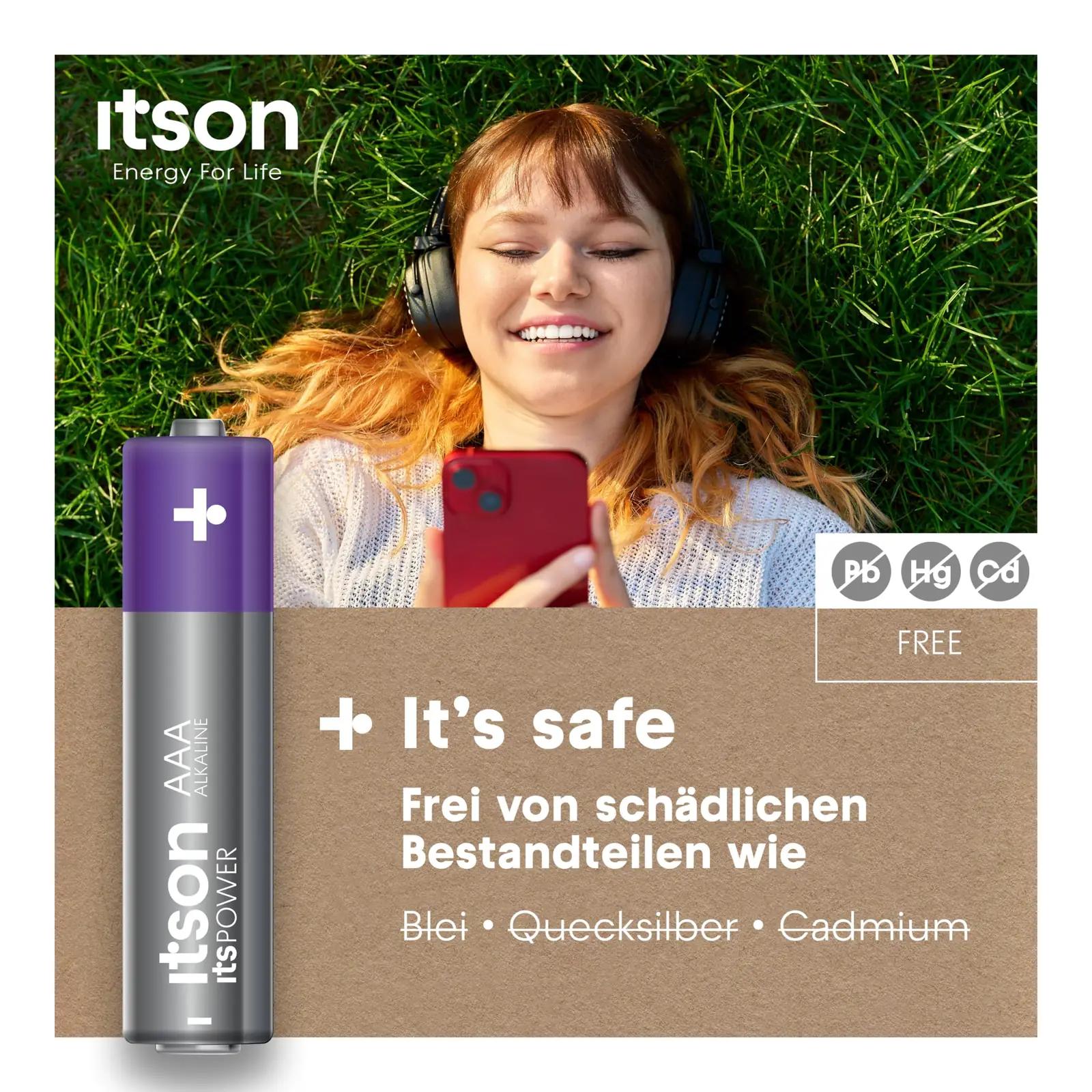 ITSON AAA alkalipatareid — vastupidav kodune energia 8 tk – lisavaade