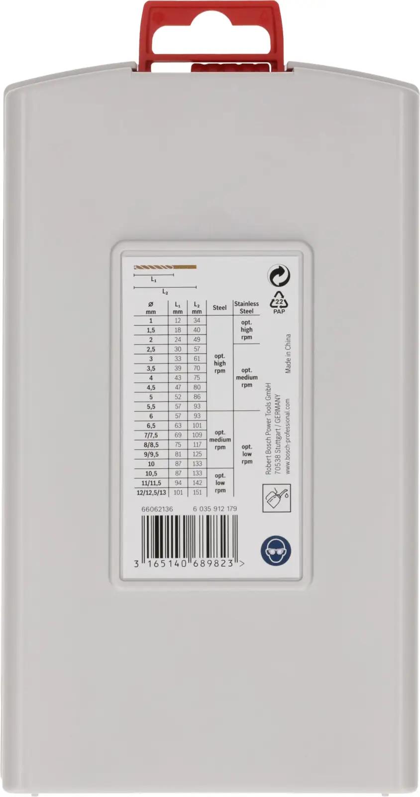 Bosch Professional HSS-Cobalt metallipuuride komplekt – kasutusnäide