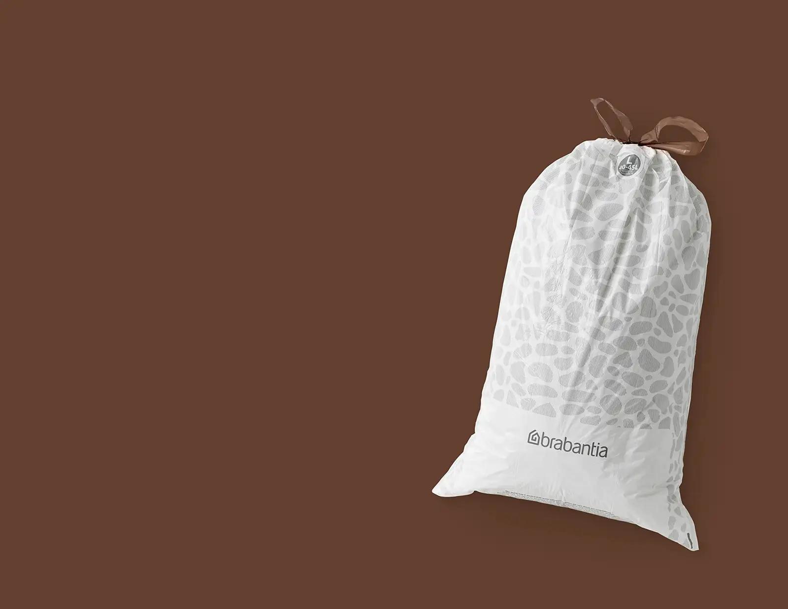 Brabantia vastupidavad prügikotid valge – 120 tk pakis – pilt 7