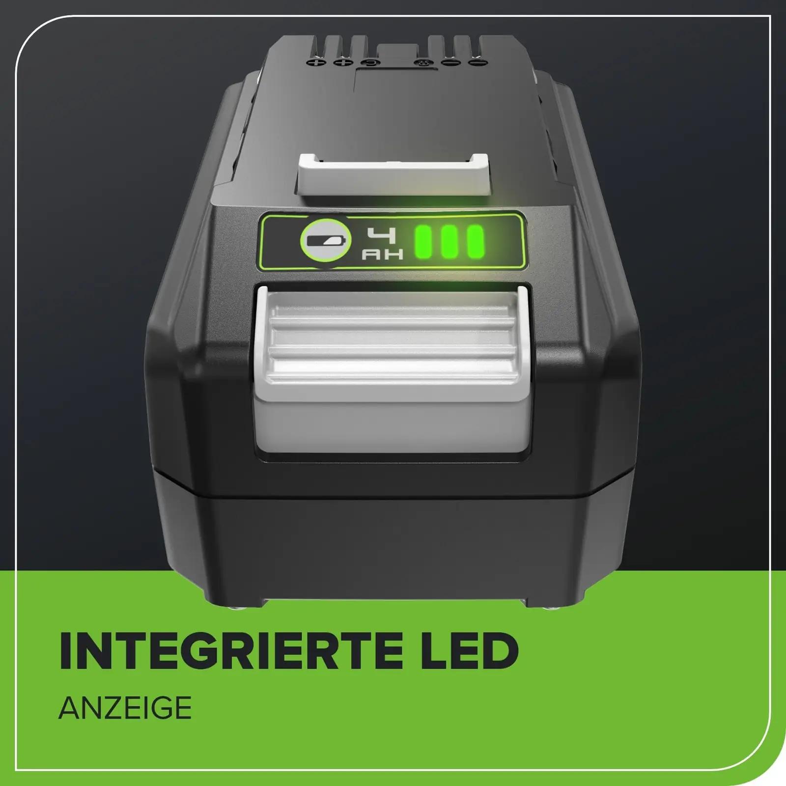 Greenworks tugev 24V 4Ah aku aiatöödeks ja kiireks laadimiseks – pilt 6