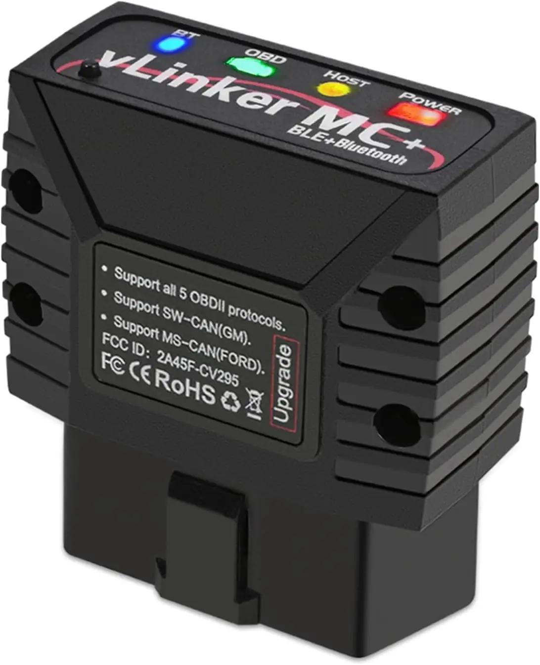 vLinker MC+ vastupidav ABS OBD-II diagnostikaseade auto jaoks