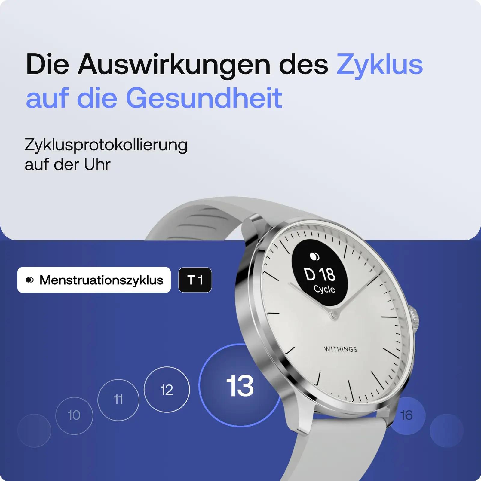 Withings roostevaba hübriidsõrmuslik nutikell — elegantne 37mm – pilt 6