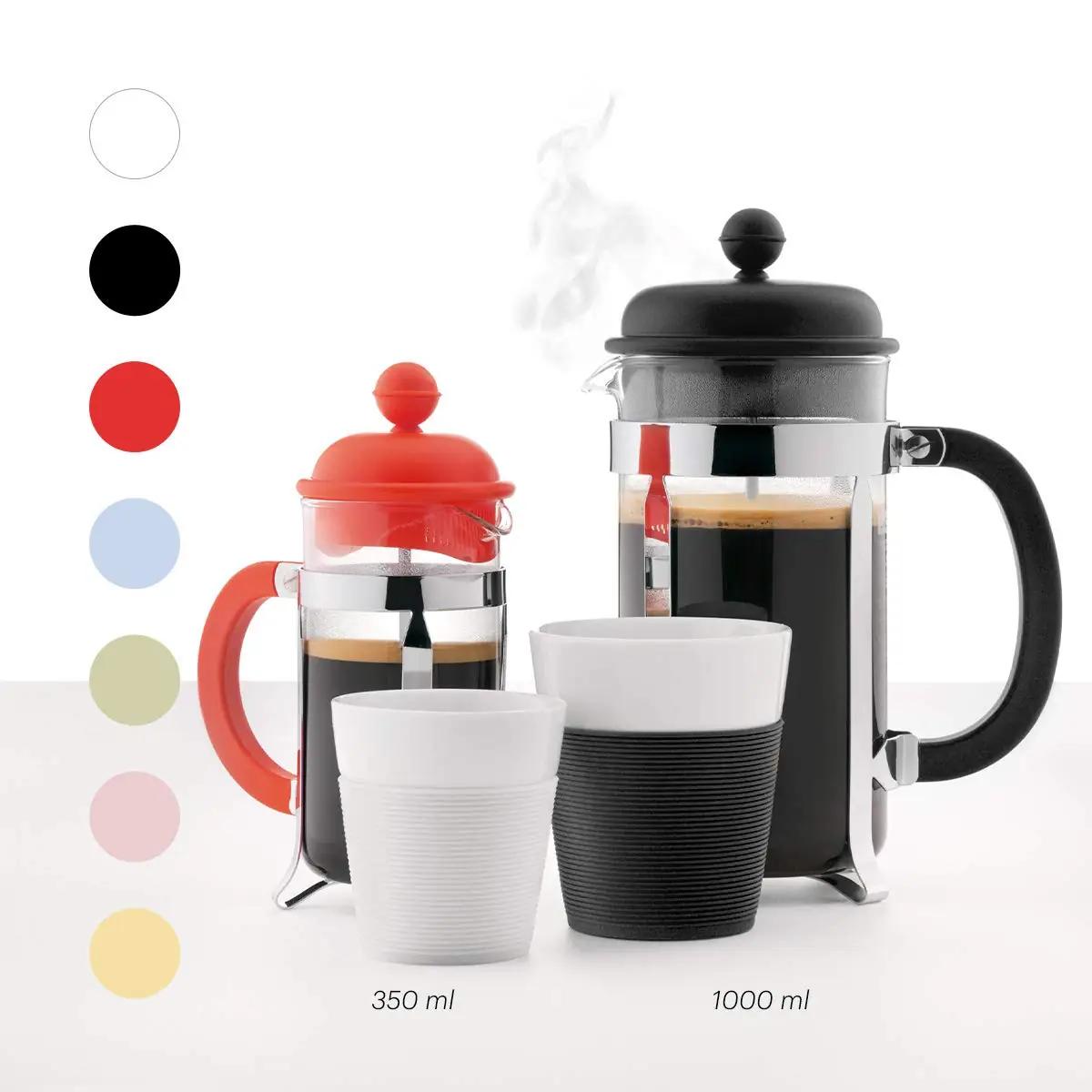 Bodum prantsuse survefilter 1L – vastupidav klaas ja teras – detailne vaade