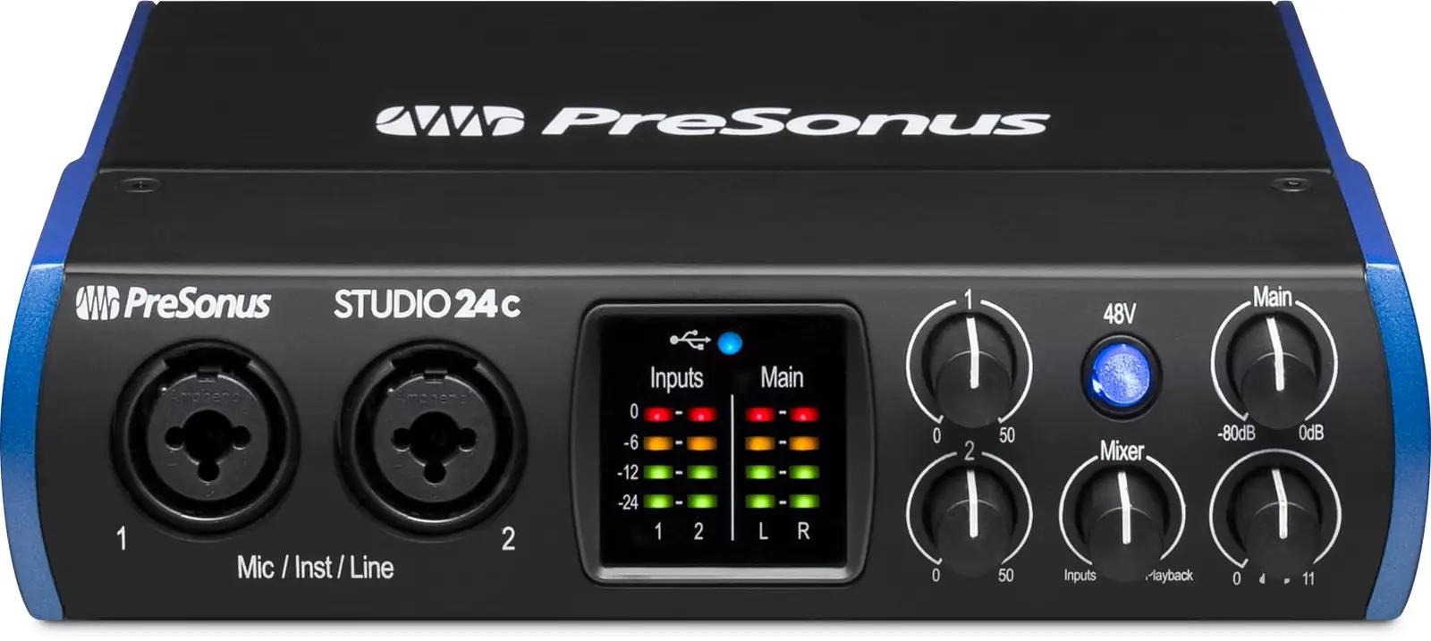 PreSonus heliliides Studio 24c – kompaktne salvestuse lahendus – pilt 8