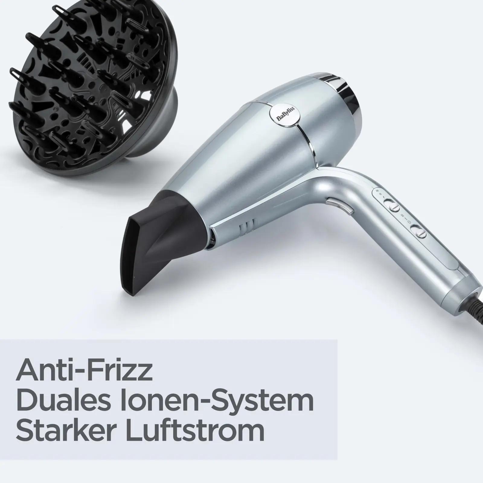BaByliss keramiline Hydro-Fusion föön – siidjas läige – detailne vaade