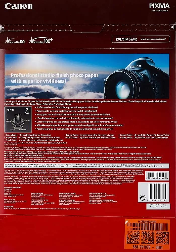 Canon 242L683 printeri- ja koopiapaber – detailne lähivaade