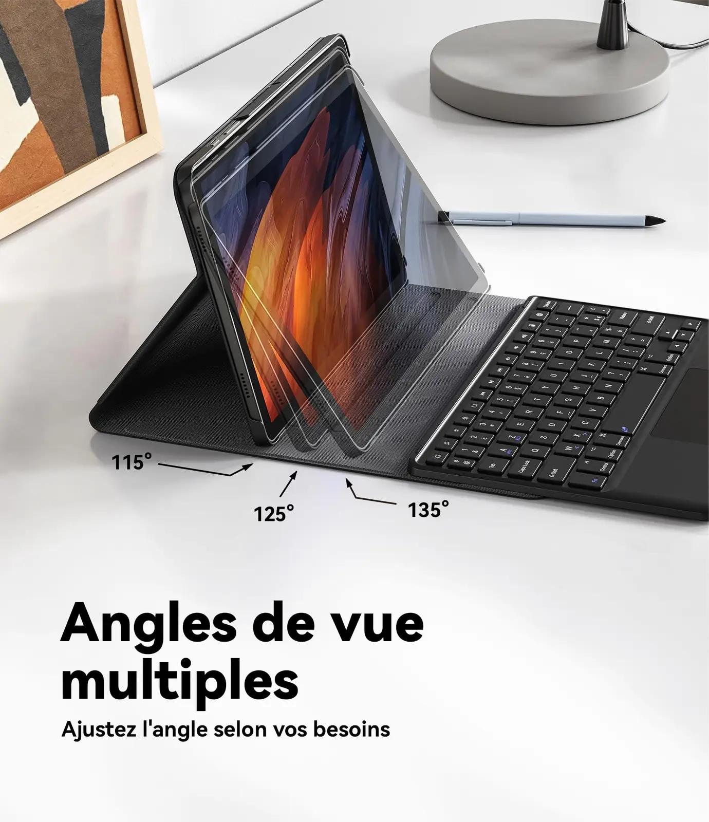 CHESONA must plastiku klaviatuur‑ümbris Galaxy Tab A9+ tipptööks – lisavaade